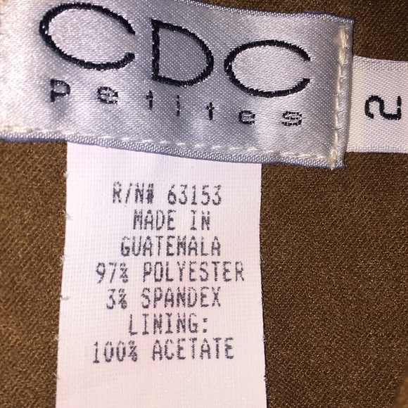 Women’s petite brown dress. CDC - Picture 2 of 3